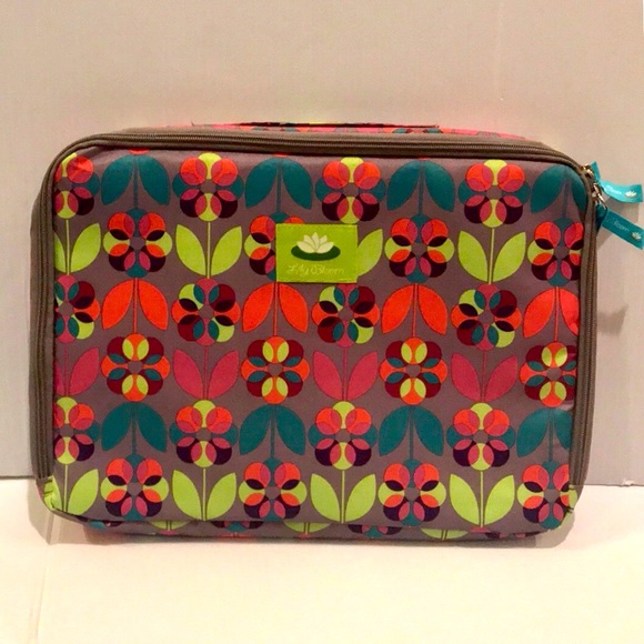 NWOT Lilly Bloom Laptop Padded Handle Sleeve /Case - Picture 1 of 8